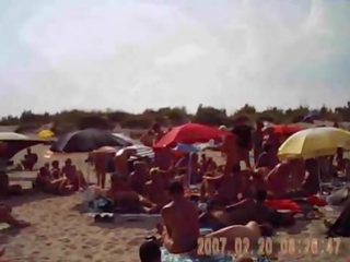 جبهة مورو مص putz في عاري شاطئ
